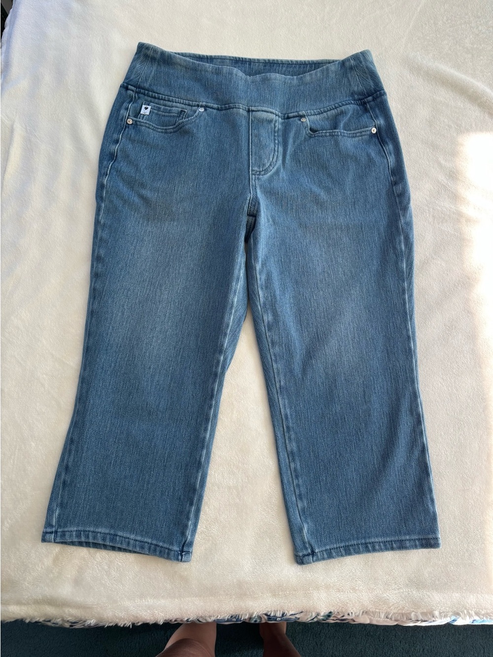 Belle Kim Gravel Pull-On pedal pushers Cropped / Capri Denim Pants 8P